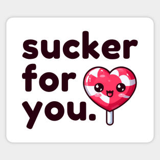 Sucker for You Valentine's Day Sticker